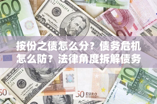 武汉按份之债怎么分？债务危机怎么防？法律角度拆解债务分配与风险自保指南