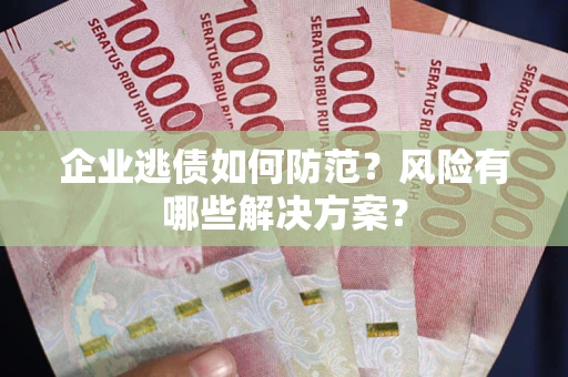 武汉企业逃债如何防范？风险有哪些解决方案？