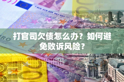 武汉打官司欠债怎么办？如何避免败诉风险？