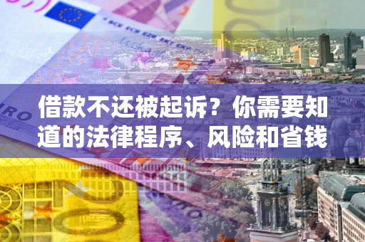 武汉借款不还被起诉？你需要知道的法律程序、风险和省钱技巧
